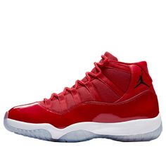 Six Seasons, Red Basketball Shoes, Retro Basketball Shoes, Nike Air Jordan 11, Air Jordan 11 Retro, Jordan 11 Retro, Retro Shoes, Air Jordan 11, Jordan 11