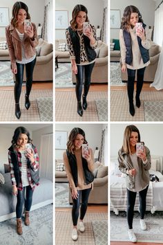 Ways To Style Black Leggings, Ootd Leggings, Style Black Leggings, Leggings Outfit Winter, Leggings Outfit Fall, Leggings Outfit Casual, Leather Leggings Outfit