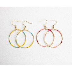 Listing Includes 1 Of Each Color! Adorable Summer Earrings With Fun Colors Of Red/Pink/Gold And Yellow/Blue/Gold Hypoallergenic 18k Gold Pvd On Stainless Steel Hooks (Water-Friendly & Hypoallergenic) Measures 1.5 Inches Across. New In Package. Bundle Items In My Shop To Save On Shipping! Tags Gift For Sister Gift For Girlfriend Wife Gift For Mother Bridesmaid Gift Birthstone Vacation Jewelry Resort Wear Versatile Necklace Whimsical Jewelry Elegant Handcrafted Statement Piece Gorjana Anthropologi Adjustable Hoop Beaded Earrings With Colorful Beads, Adjustable Colorful Beaded Circle Hoop Earrings, Pink Hoop Beaded Earrings With Tiny Beads, Pink Tiny Beads Hoop Earrings, Summer Hoop Earrings With Colorful Beads, Summer Multicolor Nickel-free Hoop Earrings, Trendy Yellow Beaded Earrings, Bohemian Yellow Hoop Earrings, Adjustable Multicolor Hoop Earrings For Beach