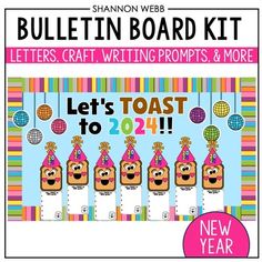 the bulletin board kit for new year's eve