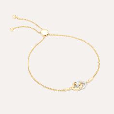 SKU# B-40067 9" Adjustable Bolo Chain Diamond Weight 0.10cts Disc Length 13.80 mm Thickness 4.30 mm. Closure Bolo Finish 14k gold plated sterling silver or in sterling silver. Avoid contact with anything containing derivatives of alcohol. Feminine Bracelet, Intertwined Hearts, Vs1 Diamond, Chain Diamond, Bolo Bracelet, Handbag Charms, Chain Design, Jewelry Tree, Demi Fine Jewelry