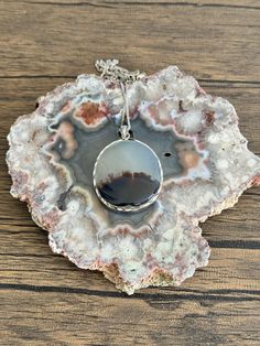 Enchanting Dendritic Agate Sterling Silver Necklace Natures Artwork Adorning Your Journey - Etsy Nature Artwork, Dendritic Agate, Sterling Silver Necklaces, Crystal Necklace, Agate, Silver Necklace, Crystals