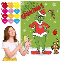 PRICES MAY VARY. Christmas Games,Pin The Heart on Christmas Games for Families for Christmas Theme Party Kids Party Christmas Games, Grinch Pin The Heart Game, Christmas Game Toddler, Little Kid Christmas Games, Christmas Pin The Tail Game, Kindergarten Christmas Game, Toddler Christmas Party Games, Christmas Games Printable Free, Christmas Game Printables Free