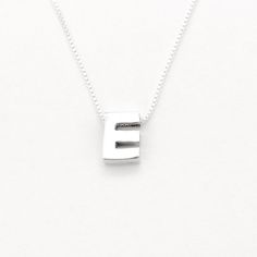 Silver Handmade Letter Pendant made of Solid 925 Sterling Silver ☞ made to last. Elevate your style with our trendy initial letter Pendants. Details :♥ Each item comes in a cute GIFT BOX ✓♥ GUARANTEE on the materials ✓♥ Pure Solid 925 Sterling Silver ☞ Silver Hallmark on each piece ♕♥ More Beautiful jewellery on www.etsy.com/shop/AdinaStone ☜ Silver Letter Necklace, Letter Necklace Initials, Letter Necklace Silver, Alphabet Jewelry, Necklace Initial, Cute Gift Boxes, Letter Pendants, Initial Letter, Initial Pendant