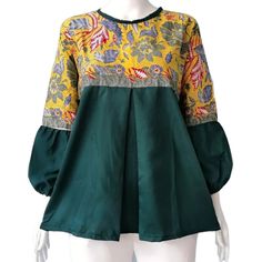 Standard Size: Size S Bust 90 cm Size M Bust 94 cm Size L Bust 98 cm Size XL Bust 104 cm Size XXL Bust 110 cm Size XXXL Bust 120cm blouse length 70cm Fabric 100% cotton Fashions batik cloth, Soft Fabric Neat stitches How to care for Batik clothes 1. Batik clothes should be washed using lerak liquid or soap and not soaked so that the color lasts 2. Don't dry it directly in the sun, just let it air out so the color doesn't fade quickly. 3. We recommend that when storage is hung, if it is folded, i Mode Batik, Workwear Women, Batik Blouse, Batik Fashion, Womens Blouses, Women Blouse, Blouse For Women, Women Formals, Blouse Length