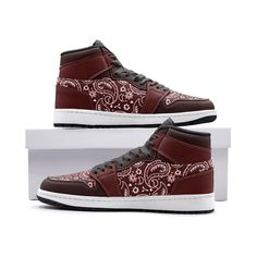 Step into a world of comfort and style with our Blood Red Bandana TR Sneakers! Not only are they great-looking, but they're also incredibly comfortable, making them the perfect choice for everyday wear. Crafted with meticulous attention to detail, our Blood Red Bandana TR Sneakers are handcrafted from high-quality materials, ensuring maximum comfort and performance. The lace-up closure provides a snug fit, giving you the perfect blend of style and security. When you place an order for Blood Red Bandana TR Sneakers, you're in for a personalized experience. Each pair is lovingly handcrafted just for you and shipped directly from our manufacturing partners. You can expect nothing less than exceptional quality and craftsmanship. We care about your well-being and the environment. That's why our Airforce 1 Custom Bandana, Custom Sneakers Bandana, Bandana Shoes, Expect Nothing, Custom Basketball, Red Bandana, Sneakers Athletic, Blood Red, Painted Shoes