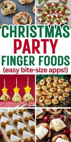 christmas party finger foods easy bite - size appetizers