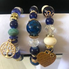 Please Note All Of My Jewelry Is Beautiful And A Good Quality I Am A Broker For Macy’s And Dillards And These Are All Samples They Are All New But Used As Demos And Then They Become Available For Sale. Bohemian Blue Bracelets For Everyday, Blue Everyday Bracelet Jewelry, Everyday Blue Bracelet Jewelry, Bohemian Blue Stretch Bracelet For Everyday, Trendy Blue Everyday Jewelry, Elegant Blue Stretch Bracelet, Blue Spiritual Stretch Bracelet For Everyday, Blue Spiritual Stretch Bracelet, Spiritual Blue Stretch Bracelet