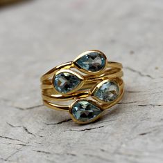 Blue Topaz four stone Ring,Genuine gemstone Jewelry,Smart Comfortable exclusive Ring,Statement Party Ring,Solid 925 Sterling silver ring,women Jewelry,Anniversary Gift for Wife,Promise ring,Sisters Gift,Exquisite beautiful Ring MR1035 SKU - MR1035 Style - Cocktail Gemstone - blue topaz Metal - 92.5 % Solid Sterling Silver Weight- 5.45 gm approx Ring Size - all size Stone Size- Multi Size Stone Shape - Multi cut Stone Cut - Faceted Cut Healing Properties blue topaz It is useful in removing bad om Aquamarine Birthstone Crystal Ring In Fine Jewelry Style, Aquamarine Birthstone Ring In Fine Jewelry Style, Anniversary Jewelry With Aquamarine Gemstone Accents, Fine Jewelry Topaz Ring With Gemstone Accents For Anniversary, Fine Jewelry Topaz Crystal Ring For Anniversary, Fine Jewelry Blue Topaz Gemstone Stackable Rings, Gift Topaz Ring With Aquamarine Gemstone Accents, Aquamarine Gemstone Jewelry For Anniversary, Stackable Topaz Ring For Anniversary