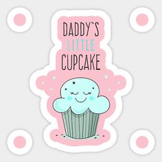 Daddy's Little Cupcake -- Choose from our vast selection of stickers to match with your favorite design to make the perfect customized sticker/decal. Perfect to put on water bottles, laptops, hard hats, and car windows. Everything from favorite TV show stickers to funny stickers. For men, women, boys, and girls. Baby Boy Scrapbook, Baby Stickers, Baby Shower Cake Topper, Groom Gift, Pipe Cleaner, Baby Shower Cakes, Funny Stickers