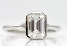 Moissanite Ring, 925 Sterling Silver Ring, Emerald cut Ring, Solitaire Ring, Engagement Ring, Wedding Ring, Gift for her, 100% Good Quality, Stone    :- Moissanite Size       :- 8×6 MM  Shape    :- Emerald cut Material  :-  925 Sterling silver ❁❁ 𝐉𝐞𝐰𝐞𝐥𝐫𝐲 𝐂𝐞𝐫𝐭𝐢𝐟𝐢𝐜𝐚𝐭𝐞 ❁❁ ↣ KHJewels branded authenticate Jewellery Certificate comes with the authenticity of Metal, Moissanite, and Gemstone combination. ↣ The certificate comes with Limited Lifetime Warranty details. ↣ Listed Jewellery comes with a branded Jewellery Certificate on request. ↣ If you want to get the certificate with your ordered jewellery then please contact me within 72 hours of your order placed. ↣ The certificate is Chargeable. ❃ 𝐒𝐩𝐞𝐜𝐢𝐚𝐥𝐭𝐲 𝐚𝐧𝐝 𝐍𝐨𝐭𝐞𝐬 ↣ Customised Designer Jewellery. ↣ Offer All c Emerald Cut Ring, Ring Emerald Cut, Emerald Cut Rings, Ring Emerald, Ring Engagement, Moissanite Ring, Moissanite Rings, Ring Wedding, Ring Ring