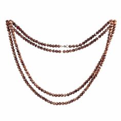 Vintage necklace Czech brown marble glass beads Elegant Brown Beaded Necklace With Gemstone Beads, Elegant Brown Gemstone Beaded Necklaces, Elegant Brown Gemstone Beaded Necklace, Brown Wooden Beads Long Necklace, Brown Polished Beads Long Necklace, Brown Long Beaded Necklace With Wooden Beads, Brown Single Strand Beads For Gift, Long Brown Beaded Necklace With Wooden Beads, Brown Single Strand Beads As Gift