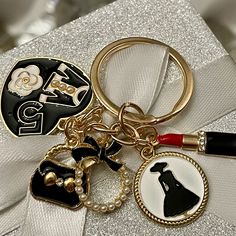 Brand New- Fun Bag Charm Keychain Looks Great On Your Handbag- Nice Conversation Piece. Makes A Great Gift Or Stocking Stuffer. Measures Appropriately 4-5” Long. Gold Tone Stainless Steel Metal. Lipstick Keychain, Fashion Couture, Bag Charms, Couture Bags, Charm Keychain, Fashion Inspiration Design, Inspired Fashion, Purse Charms, Steel Metal