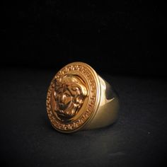 Anillo Medusa - Gold Dealers Medusa Ring, Stainless Steal, Matching Rings, Greek Mythology, Jewelry Lover, 9 And 10, 18k Gold, Gold Plate, Handmade Jewelry