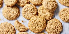 a bunch of cookies that are on a table