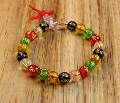 Bracelets Default Mantra and Wisdom Bracelet jb618 Colorful Bracelet, Wrist Mala, Om Mani Padme Hum, Tibetan Buddhist, All That Glitters, Colorful Bracelets, Out Loud, Merry And Bright, Beautiful Bracelet