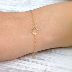 Dainty Gold bracelet,gold circle bracelet,delicate bracelet,tiny circle bracelet,minimalist bracelet Dainty Adjustable 14k Gold Filled Bracelet, Adjustable Dainty 14k Gold-filled Bracelet, Minimalist Nickel-free Rose Gold Bracelets, Minimalist Hypoallergenic 14k Gold-filled Bracelets, Minimalist Hypoallergenic 14k Gold Filled Bracelets, Minimalist 14k Gold Bracelet - Gift For Her, Minimalist 14k Gold Bracelet As Gift For Her, Dainty Chain Bracelet As Gift, Dainty Rose Gold Bracelet, 14k Gold Filled