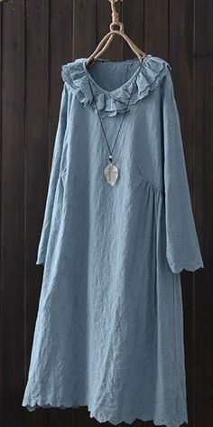 Tunik Linen, Linen Dresses For Women, Dresses Linen, Mode Chanel, Mode Abaya, Linen Fashion, Cotton Linen Dresses, Mode Casual, Kurta Designs