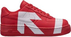 Nike Force 1 Upstep Lux University Red (W) Nike Force 1, Womens Red Shoes, Nike Force, Shoes Sneakers Nike, Hot Sneakers, Nike Sneakers, Adidas Yeezy, Jordan Retro, Nike Air Force 1