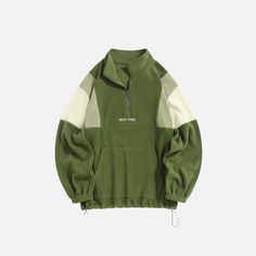 DETAILSMaterial: PolyesterThickness: FleeceCollar: TurtleneckPattern Type: Letter Fluffy Hoodie, Sports Streetwear, Turtleneck Sweatshirt, Hoodie Green, Winter Outfits Men, Half Zip Sweatshirt, Vintage New York, Fuzzy Sweater, Jeans Leggings