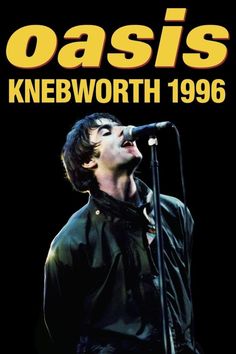 oasis's kinebworthth 1994 album is shown in black and yellow, with the