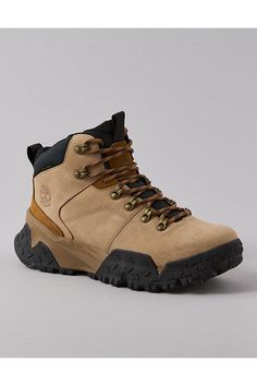 Premium leather upper/Lace-up style/ReBOTL™ fabric lining/TimberDry™ waterproof membrane/GreenStride™ midsole made using an EVA blend/TimberGrip™ lug outsole Gore-tex Ankle Hiking Boots For Outdoor Work, Rugged Cordura Boots For Outdoor Work, Rugged Cordura Boots, Waterproof Cordura Boots With Round Toe, Waterproof Cordura Round Toe Boots, Gore-tex Ankle Hiking Boots For Outdoor, Rugged High-top Hiking Boots With Cushioned Footbed, Rugged Lace-up Hiking Boots With Branded Insole, Rugged Hiking Boots With Branded Insole For Outdoor Activities