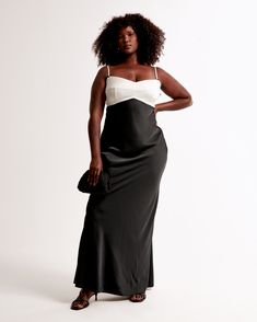 Flattering longer-length maxi dress in our shiny satin fabric, featuring adjustable straps with delicate front bow details and a contrast bodice with underbust seaming details. Suits Coats, Athletic Fits, New Arrival Dress, Swimwear Accessories, Womens Maxi Dresses, Long Length, Satin Fabric, Wedding Shop, Women's Dresses