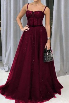 A-line Gown For Gala Parties, Glamorous A-line Prom Gown, A-line Tulle Ball Gown For Party, Tulle Gala Gown For Party, Tulle Gown For Party Gala, Tulle Gown For Party And Gala, Holiday Glitter Tulle Fitted Dress, Evening Dress With Fitted Bodice And Glitter Tulle, Fitted Holiday Dress In Glitter Tulle