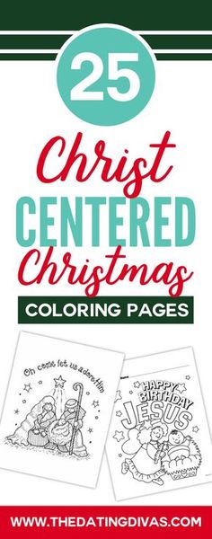 christmas coloring pages with the title 25 christ centered christmas coloring pages