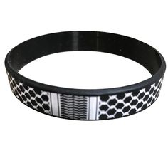 These Kuffiyeh Wristbands are made of rubber and available in 3 colors! Select your favorites from our Black, Green & White bands! Adjustable Black Band Bracelet, Casual Plastic Wristband Gift, Trendy Black Plastic Bracelets, Casual Band Bracelets For Friendship, Adjustable Casual Wristband, Black Casual Wristband For Friendship, Casual Black Friendship Wristband, Casual Black Band Wristband, Trendy Black Band Bracelets