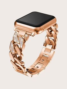 Twisted Band, Apple Watch 38mm, Luxury Diamonds, Apple Watch Series 1, Diamond Chain, Rhinestone Designs