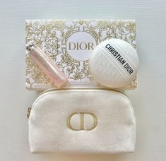 Dior Holiday Beauty Gift Set With Makeup Bag. Dior Makeup Set, Dior Makeup Bag, Makeup Bag Aesthetic, Dior Holiday, Boxer Aesthetic, Beauty Gift Set, Xmas 2022, Dior Lip Glow, Xmas Wishlist