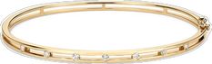 Timeless 14k Gold Bangle With Diamond Accents, Elegant Diamond Channel Set Bangle, Classic Formal Bangle With Channel Set, Classic Yellow Gold Diamond Bangle, Classic Yellow Gold Bangle With Diamond Accents, Modern Yellow Gold Bangle With Brilliant Cut, Modern Yellow Gold Bangle With Single Cut Diamonds, Elegant 14k Gold Bangle With Single Diamond, Gold Bangle With Single Diamond For Formal Occasions