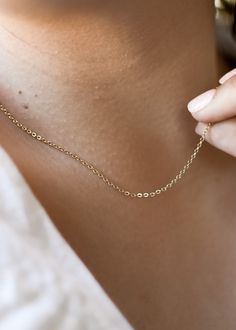 Just need a chain? Our dainty 14k gold filled chain necklaces are made to last a lifetime! G I F T * P O U C H https://www.etsy.com/listing/1040475573/gift-pouch-add-on?ref=shop_home_active_1&frs=1 Dainty Everyday Jewelry With Rolo Chain, Delicate Charm Necklace With Chain For Everyday, Dainty Everyday Chain Necklace, Simple Everyday Cable Chain Necklace, Dainty Cable Chain Necklace For Everyday, Everyday Delicate Chain Necklace, Delicate Rolo Chain Necklace For Everyday, Delicate Rolo Chain Necklace, Classic Charm Necklace With Delicate Chain For Everyday