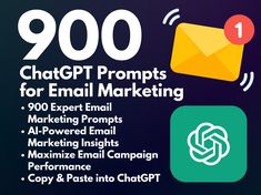 an email marketing campaign with the words'900 chattpumps for email marketing '