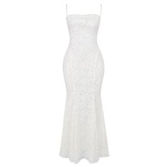 Unveil Your Allure Indulge in the epitome of summer elegance with our White Lace-up Maxi Dress. This stunning gown exudes sophistication, featuring a mesmerizing combination of delicate lace-up detailing, a flirtatious backless design, and a sleek silhouette that hugs your curves in all the right places. With its spaghetti strap sleeveless style and ankle-length hem, this dress effortlessly transitions from daytime chic to evening allure, making it a versatile must-have in any fashion-forward wo Summer Elegance, Sophisticated Dress, Stunning Gowns, Backless Design, Women's Wardrobe, White Maxi Dresses, Ladies Tops Fashion, Dress Backs, Fashion Tops