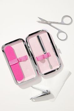 Mini Manicure Kit Mini Manicure Set, Mini Manicure, Drunk Elephant Skincare, Nail Kits, Manicure Kit, Pink Fits, Gift Kit, Drunk Elephant, Manicure Set