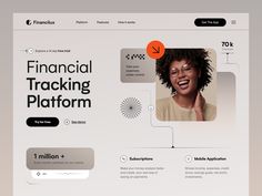 the financial tracking platform is designed to help people find and use their credit card holders