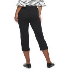 Women's Croft & Barrow® Effortless Stretch Capris | Kohls Street Grunge, Women's Flats, Croft & Barrow, Wide Waistband, Fashion Street, Street Style Women, Womens Flats, Wardrobe Essentials, Fabric Care