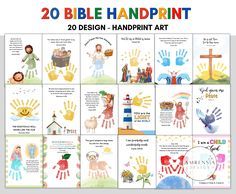 the 20 bible handprints for children