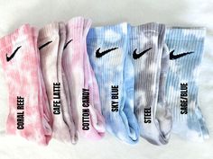 Dri Fit Socks, Nike Crew Neck, Trendy Crewneck, Tie Dye Socks, Nike Socks, Cute Nikes, Sports Socks, Tie And Dye, Womens Casual