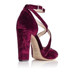 Description
Sizing / Details
Shipping / Return



 MAROON VELVET SHOES WITH BROCADE HEEL 

 
In honor of the great fashion designer, Donatella Versace we have designed these exclusive stilettos. They are court shoes made of garnet Italian velvet combined with an embroidered heel with a floral print in the same tone. We have designed a unique and iconic jewel shoe that will be the center of attention of all eyes.
Whether you are a bride and want to show off some spectacular shoes or you are a gu Embroidered Heels, Jeweled Shoes, Velvet Shoes, Donatella Versace, Great Fashion, Court Shoes, Fashion Designer, Garnet, Versace