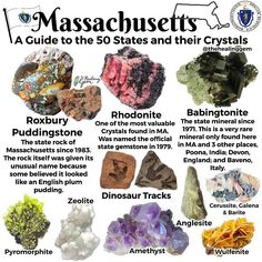 Chakra Stones Chart, Massachusetts Travel, Rocks And Fossils, Geology Rocks