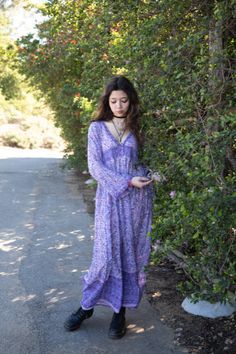 Jade Printed Maxi dress is perfect for beach-to-bar occasions. Some of our favorite touches, sophisticated and graceful design, make this dress an instant Blue Boheme classic.Sizes: SM & ML 100% Cotton Color: LavenderModel Height: 5'7Bust: 32BWaist: 24Hips: 32 Bohemian Lavender V-neck Maxi Dress, Spring Lavender Maxi Dress, Lavender V-neck Maxi Dress For Spring, Purple Long Dress Beach Cover-up, Purple V-neck Maxi Dress For Festival, Elegant Purple Summer Maxi Dress, Purple Midi Dress For The Beach, Lavender Midi Dress For Beach Summer, Spring Beach Lavender Dress