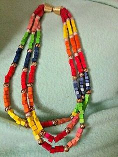 Rainbow Color, Ebay Jewelry, Fashion Jewelry Necklaces, Items For Sale, Bead Necklace, Household Items, Rainbow Colors, Fashion Watches, Beautiful Jewelry