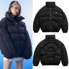 Made Extreme Bubble Parka Padded Puffer Jackets Keep out the cold this winter with this stylish and functional Down Bubble Parka Padded Puffer Jacket. Made of a cotton and polyester blend, this unisex jacket is hip-hop style at its finest. The oversized coat will keep you cozy and warm all winter long. Product Details: A jacket fit for a king (or queen). Stay warm in style with our puffer jacket. Oversized and designed to keep you cozy, this jacket is perfect for cold days. Made with a cotton an Puffer Jacket Oversized, Hip Hop Jacket, King Or Queen, Men's Windbreaker, Urban Clothing, Winter Outwear, Style Hip Hop, Khaki Fashion, Puffer Jacket Women