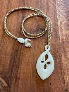 "Talofa! Or Hello- thanks for checking out my Polynesian Jewelry Collection.  This piece is 💯 Hand Carved Solid Buffalo Bone. The necklace is 14\" in length, however it can be adjusted to wear as a surfer choker or mid length boho style.  The Pikorua is a famous Maori symbol that represents the journey of life, friendship, eternity and loyalty, as well as the connection of people and the joining of different cultures." Polynesian Jewelry, Maori Symbols, Cook Island, Whale Tail Necklace, Island Jewelry, Journey Of Life, Santa Rita, Different Cultures, Star Bracelet