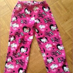 Need In Xxs/Xs Or Youth 12-14 Around There Hello Kitty Plush Pj Pants, Y2k Pajama Pants, Hello Kitty Pyjamas Pants, Cute Pink Fitted Pants, Cute Pink Sleepwear Long Pants, Cute Pink Sleepwear With Long Pants, Cute Fitted Pink Pants, Fitted Cute Pink Pants, Cute Pink Bedtime Pants