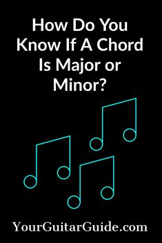 a poster with the words how do you know if a choir is major or minor?