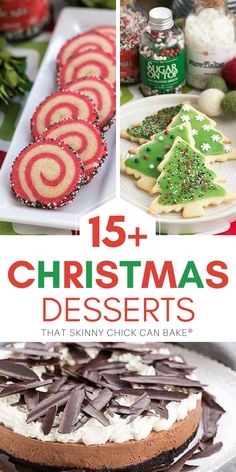 15+ Christmas Desserts Recipes - From Cookies to Mousse to Tarts to Cake, these celebratory desserts are perfect for the holidays! Christmas Treats for young and old! Celebratory Desserts, Christmas Desserts Recipes, Best Christmas Recipes, Holiday Favorite Recipes, Christmas Brunch, Christmas Dessert, Christmas Food Desserts, Christmas Breakfast